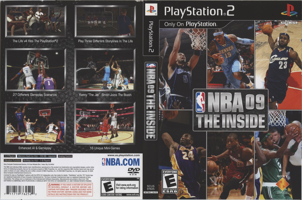 NBA 09 - The Inside — box-texture (US)
