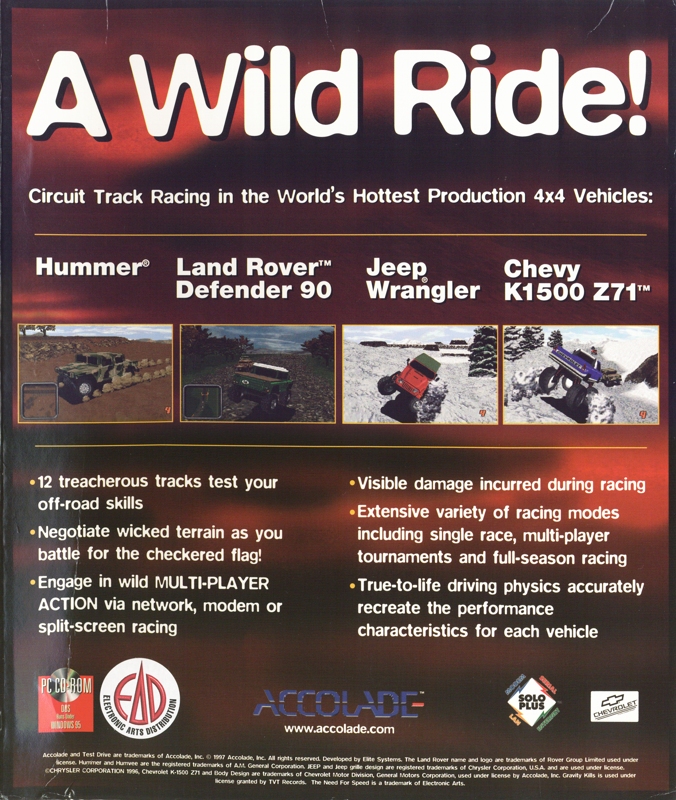 Test Drive - Off-road — box-2D-back (US)
