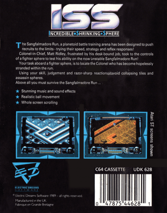 ISS - Incredible Shrinking Sphere — box-2D-back (EU)