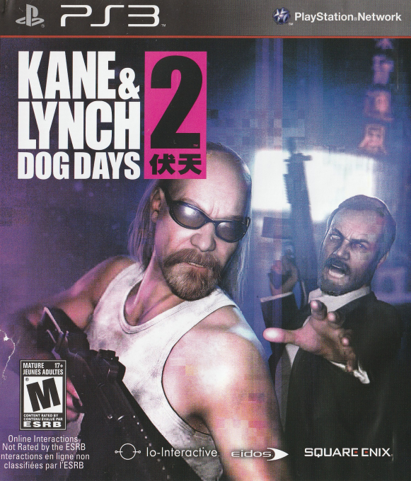 Kane & Lynch 2 - Dog Days — box-2D (CA)