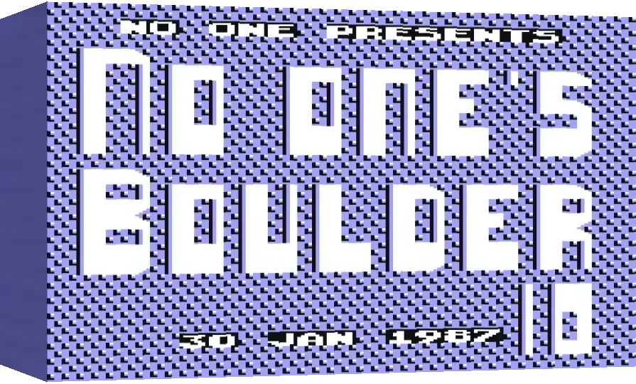 No One's Boulder 10 — box-3D (WOR)