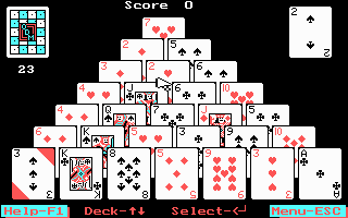 Pyramid Solitaire — ss (WOR)