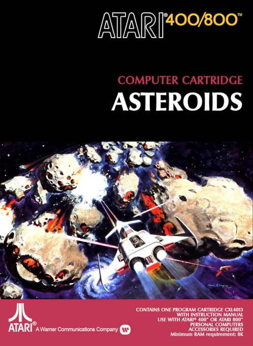 Asteroids box art