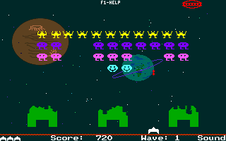 Spaced-Out Invaders — ss (WOR)