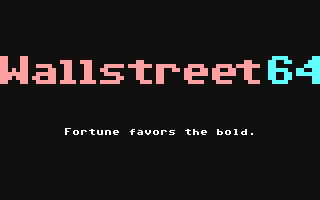 Wallstreet 64 — sstitle (WOR)