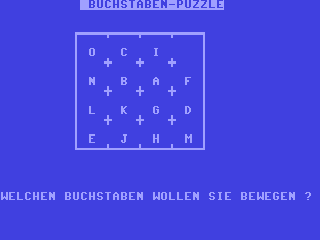 Letter Square — ss (DE)