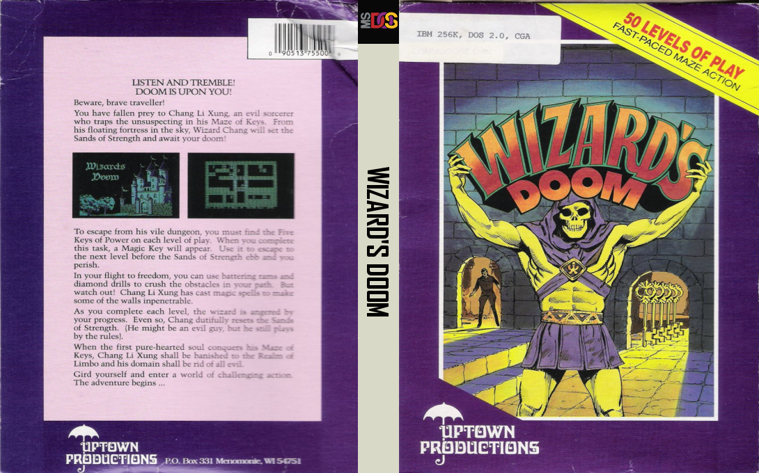 Wizard's Doom — box-texture (US)