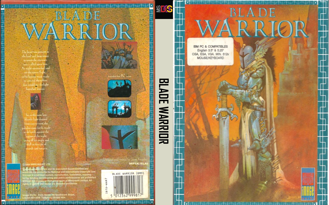 Blade Warrior — box-texture (EU)