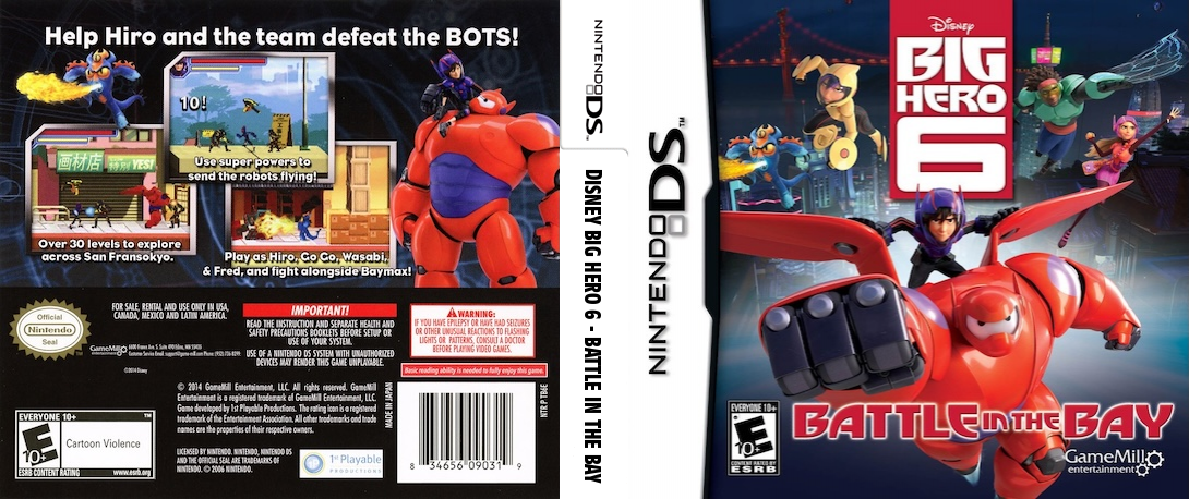 Disney Big Hero 6 - Battle in the Bay — box-texture (US)