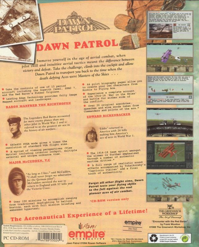Dawn Patrol — box-2D-back (EU)