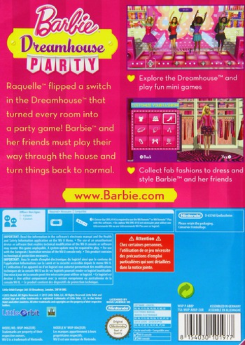 Barbie Dreamhouse Party — box-2D-back (EU)