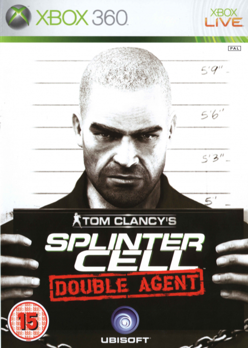 Tom Clancy's Splinter Cell - Double Agent — box-2D (UK)