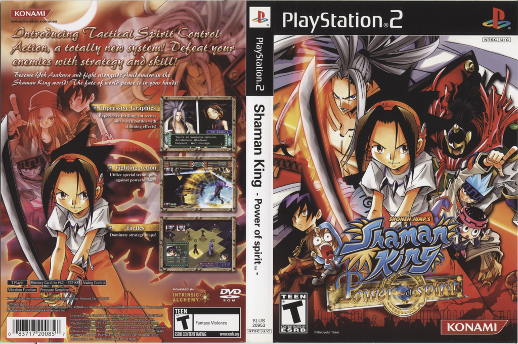 Shaman King - Power Of Spirit — box-texture (US)