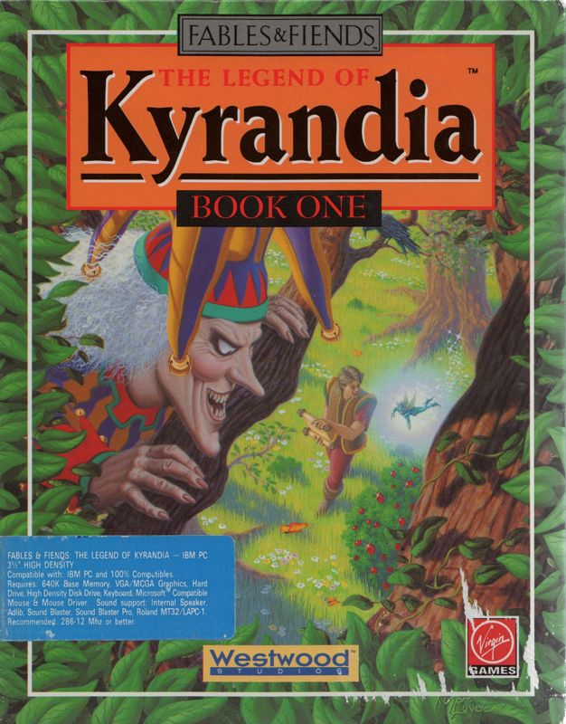 Legend Of Kyrandia - Book One, The — box-2D (EU)