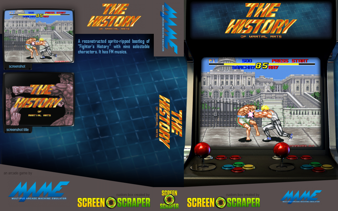 History Of Martial Arts, The — box-texture (SS)