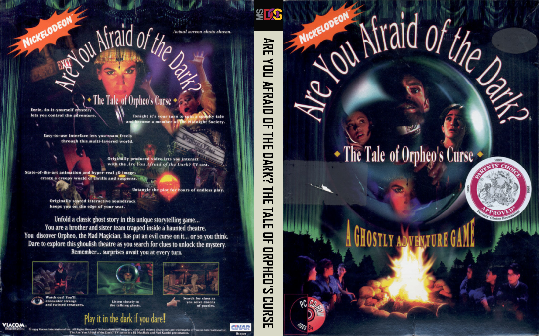 Are You Afraid Of The Dark - The Tale Of Orpheo's Curse — box-texture (US)