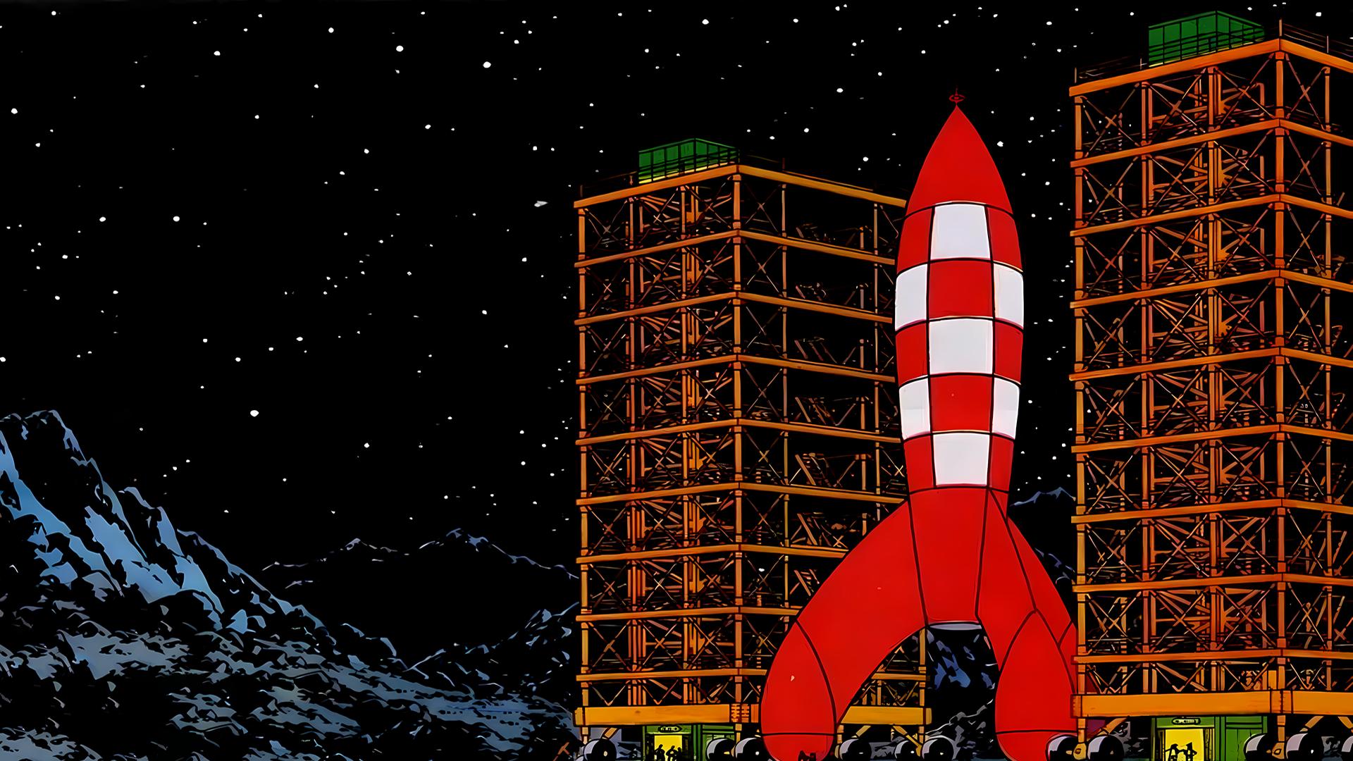 Tintin on the Moon — fanart