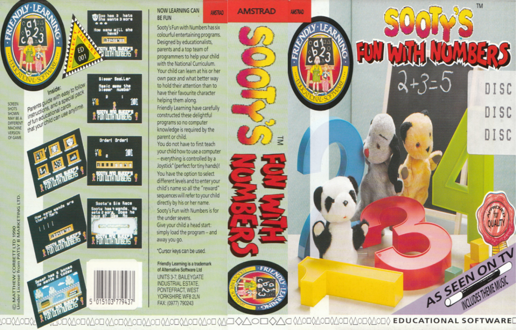 Sooty's Fun With Numbers — box-texture (EU)