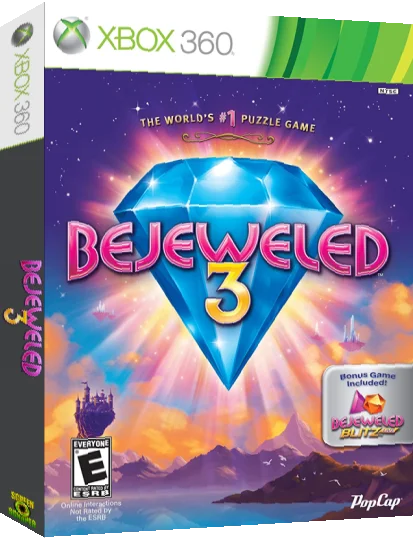 Bejeweled 3 — box-3D (US)