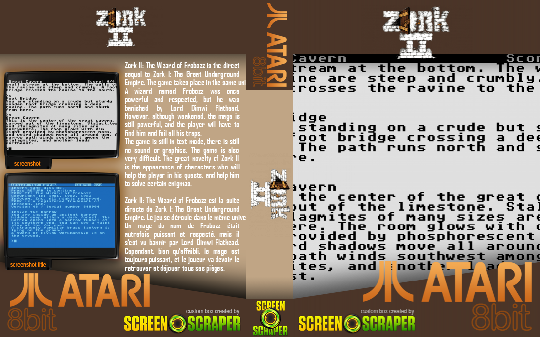 Zork 2 - The Wizard Of Frobozz — box-texture (SS)