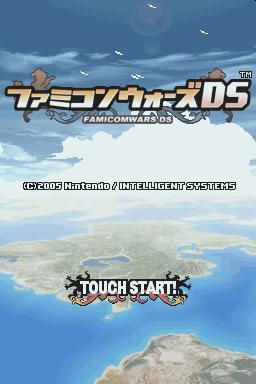 Famicom Wars DS — sstitle (JP)