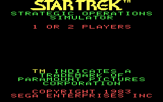 Star Trek - Strategic Operations Simulator — sstitle (US)