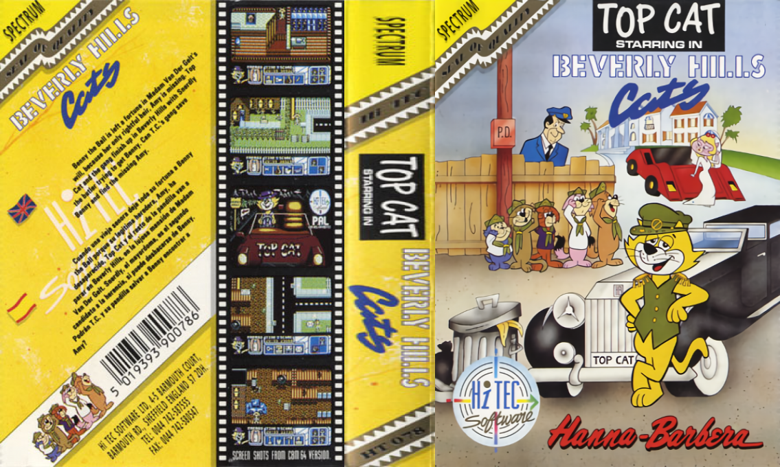 Top Cat Starring in Beverly Hills Cats — box-texture (EU)