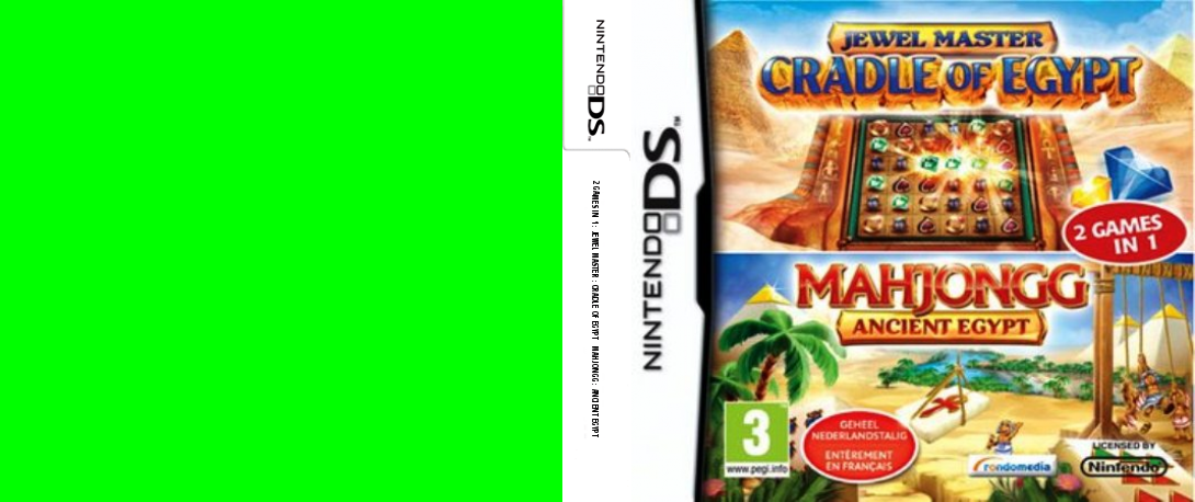 2 Games in 1 - Jewel Master - Cradle of Egypt + Mahjongg - Ancient Egypt — box-texture (EU)