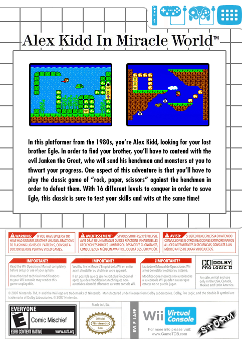 Alex Kidd In Miracle World — box-2D-back (US)
