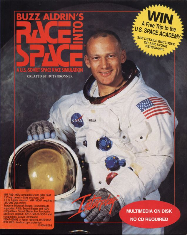 Buzz Aldrin's Race Into Space box art