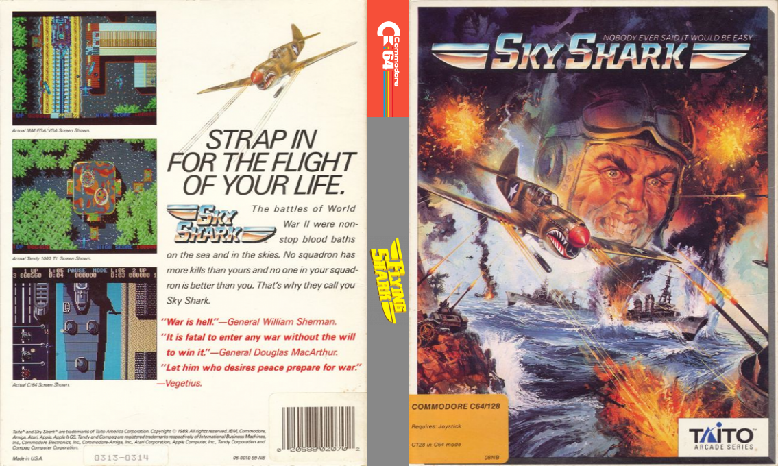 Flying Shark — box-texture (US)