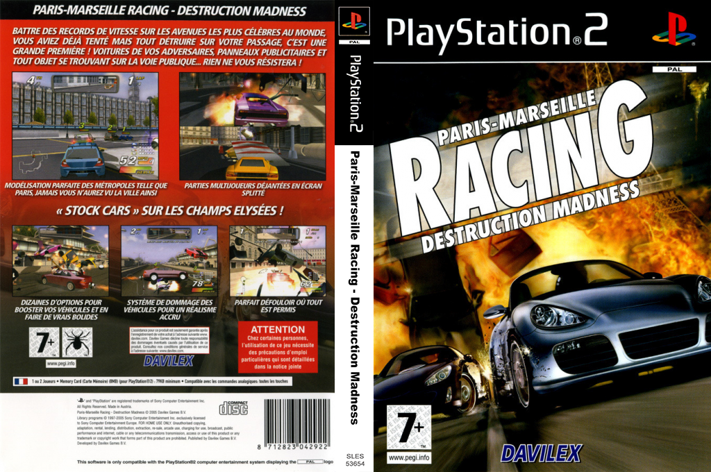 London Racer - Destruction Madness — box-texture (FR)