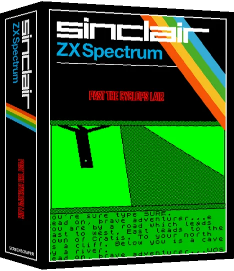 Past the Cyclops Lair — box-3D (SS)
