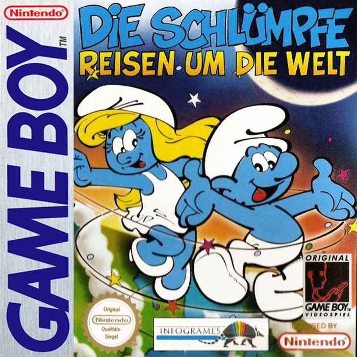 Smurfs Travel The World, The — box-2D (DE)