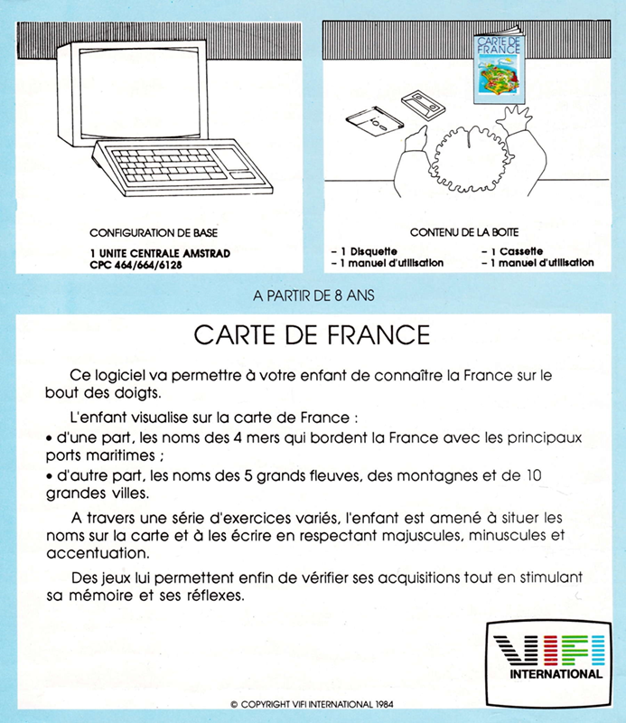 Carte De France, La — box-2D-back (FR)