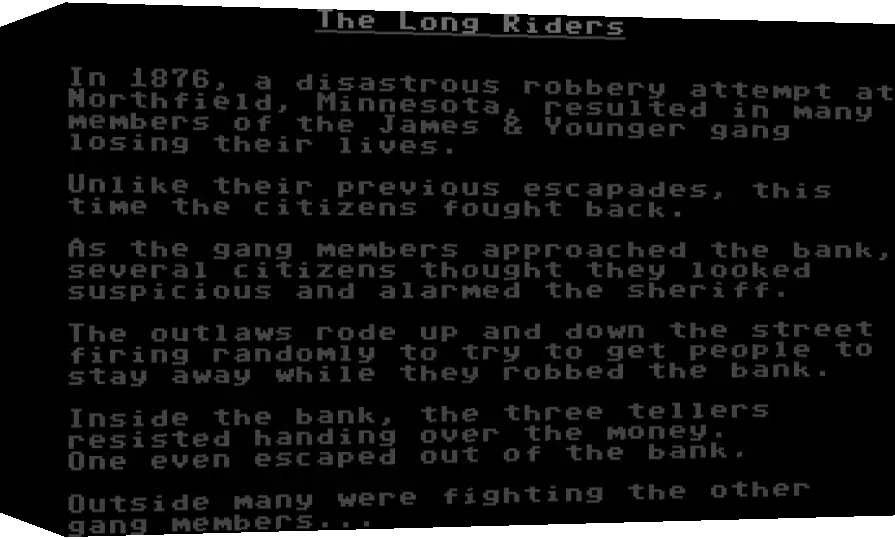 The Long Riders — box-3D (WOR)