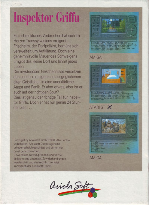 Inspektor Griffu - Ein Toter hat Heimweh — box-2D-back (DE)