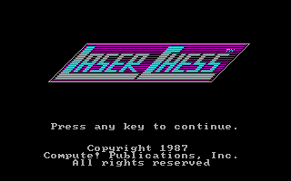Laser Chess — sstitle (WOR)