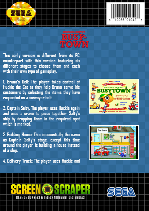 Richard Scarry's Busytown — box-2D-back (SS)