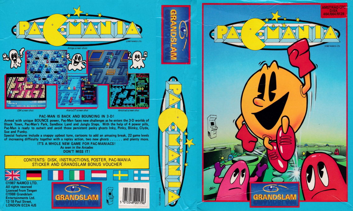 Pac-Mania — box-texture (EU)