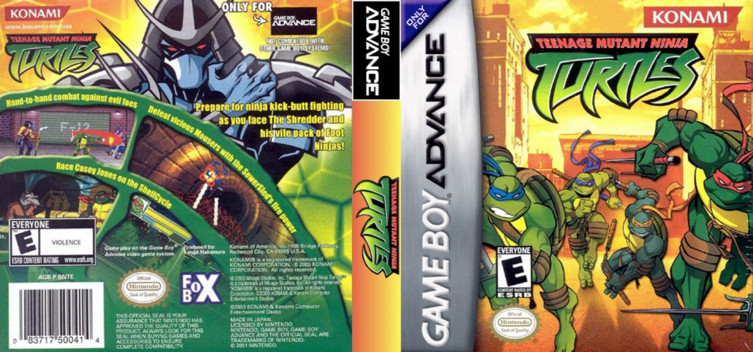 Teenage Mutant Ninja Turtles — box-texture (US)