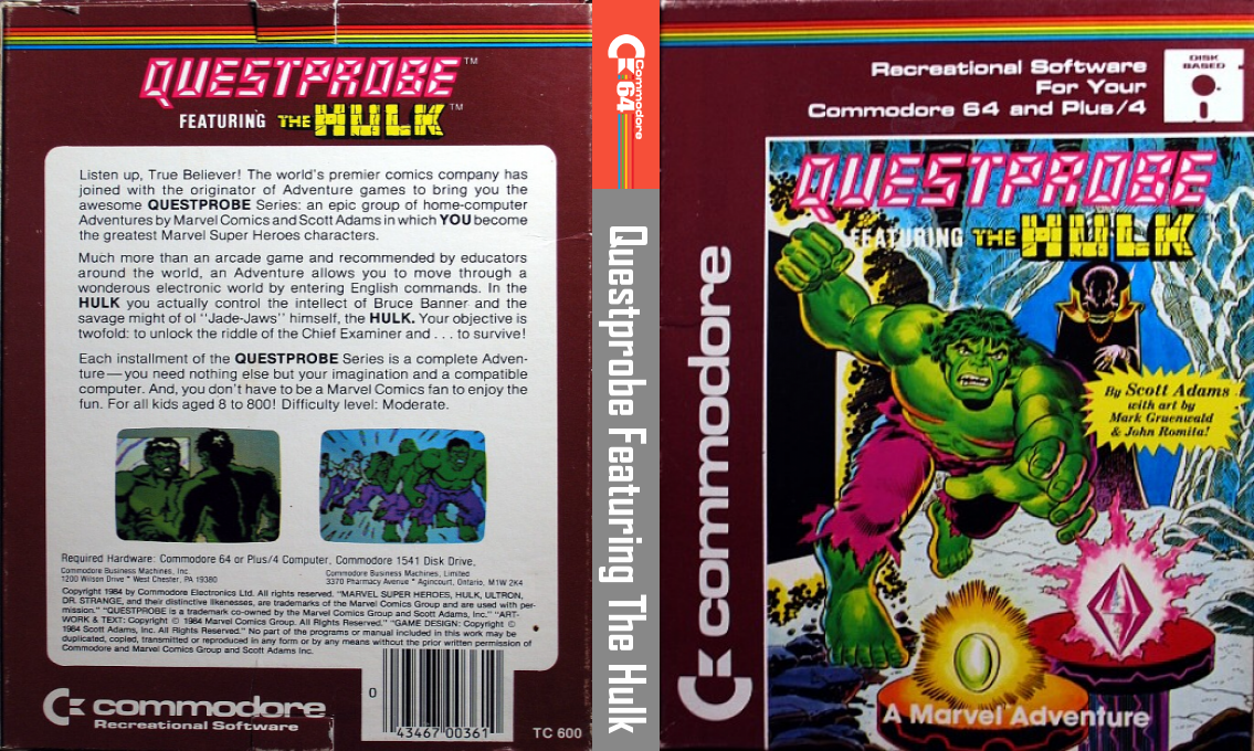 Questprobe Featuring The Hulk — box-texture (US)