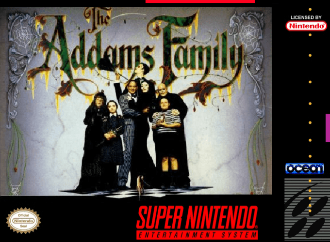 Addams Family, The box art