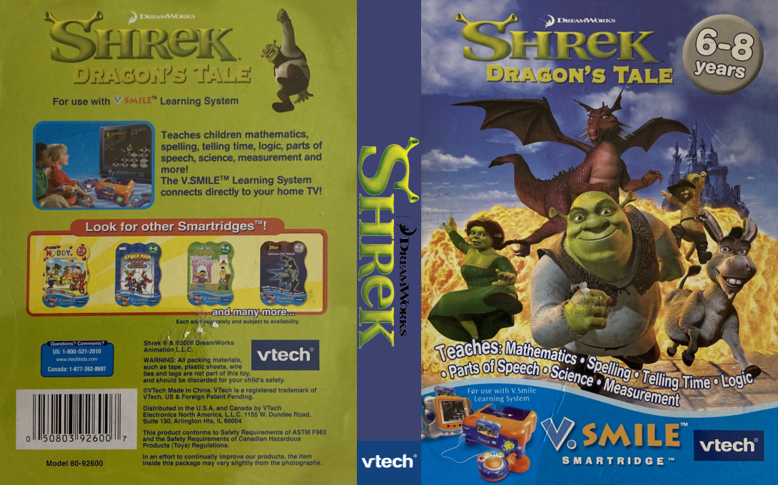 Shrek - Dragon's Tale — box-texture (US)