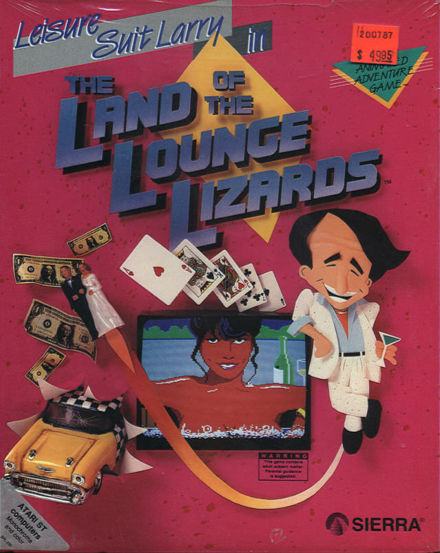 Leisure Suit Larry in - The Land of the Lounge Lizards box art