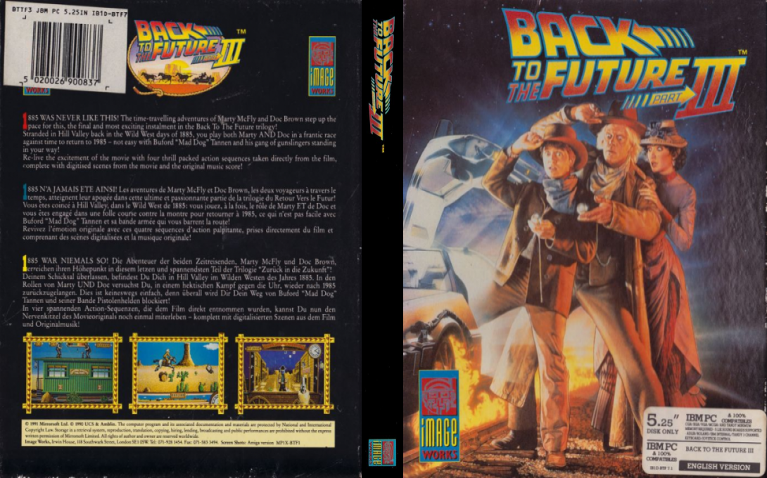 Back To The Future Part 3 — box-texture (EU)