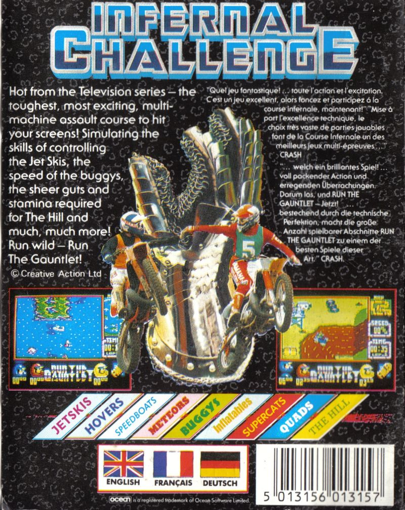 Run the Gauntlet — box-2D-back (EU)