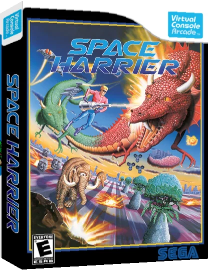 Space Harrier — box-3D (US)