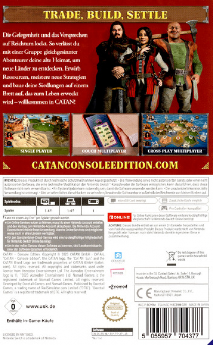 Catan Console Edition - Super Deluxe — box-2D-back (DE)