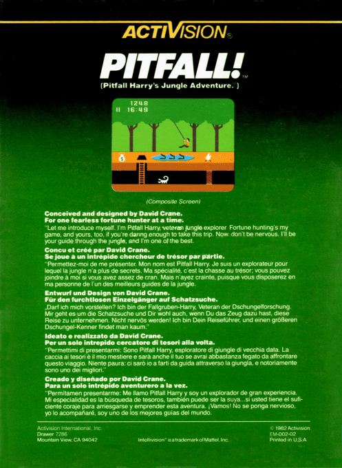 Pitfall! — box-2D-back (WOR)